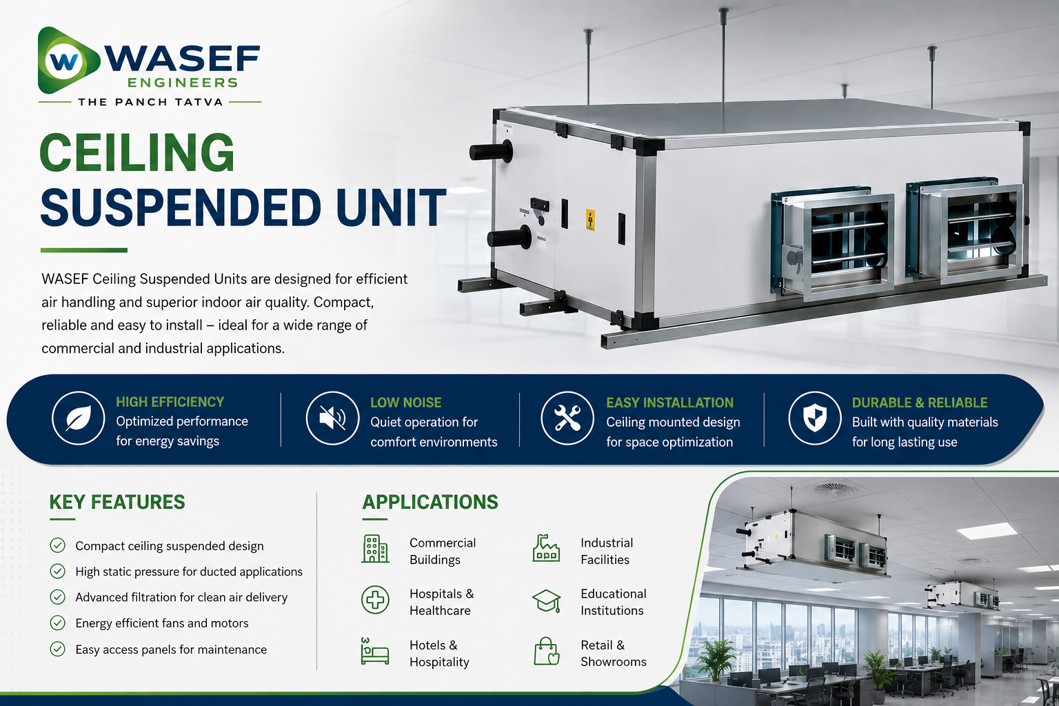Ceiling Suspended Unit frame 1