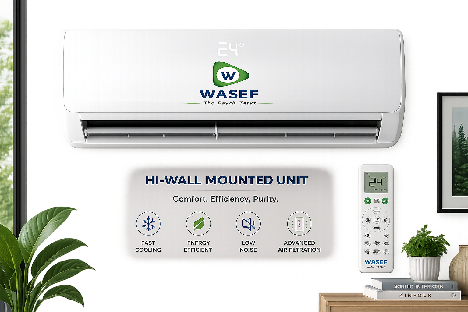 Hydronic Hi-Wall Mounted Unit